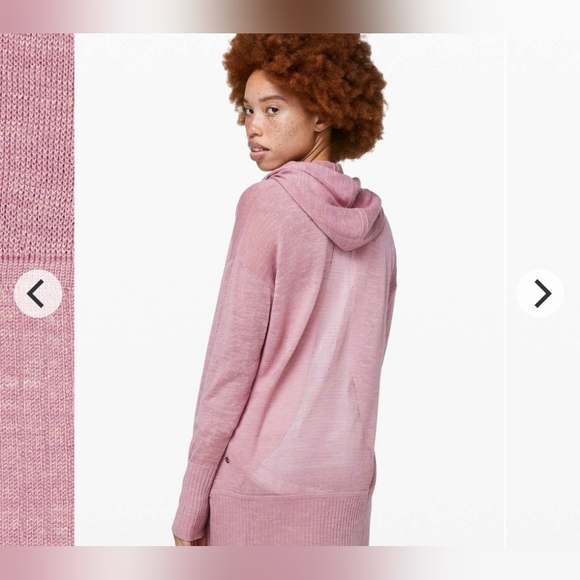 Lululemon Calm and Collected Wrap, Size Small Euc dusty pink - Picture 1 of 6